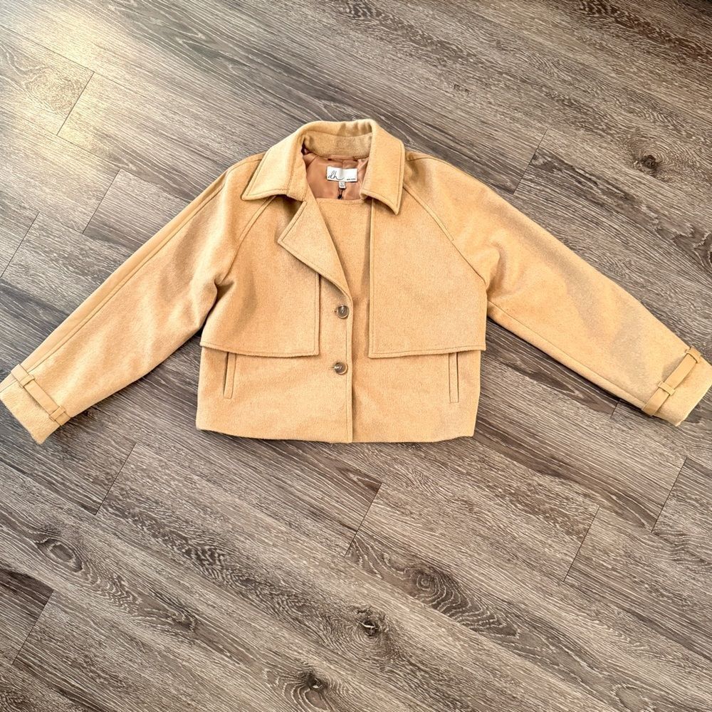 dh New York Easton Pieced Trench Jacket New